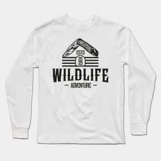 cabin life and knife Long Sleeve T-Shirt